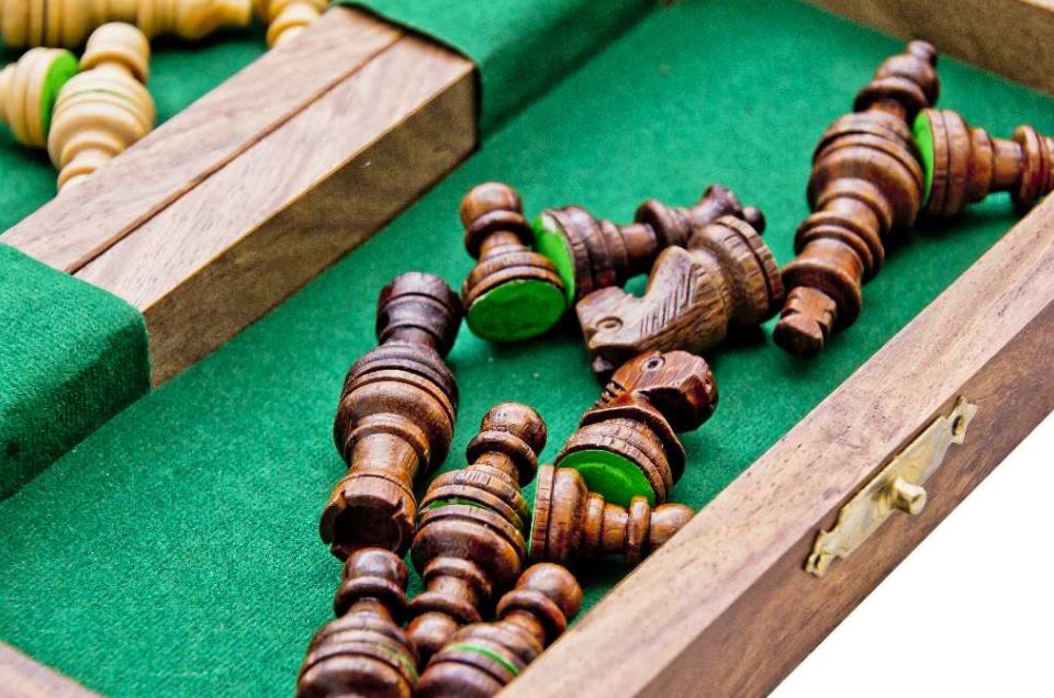 Échecs magnétiques en bois - jeu de stratégie - G201Z