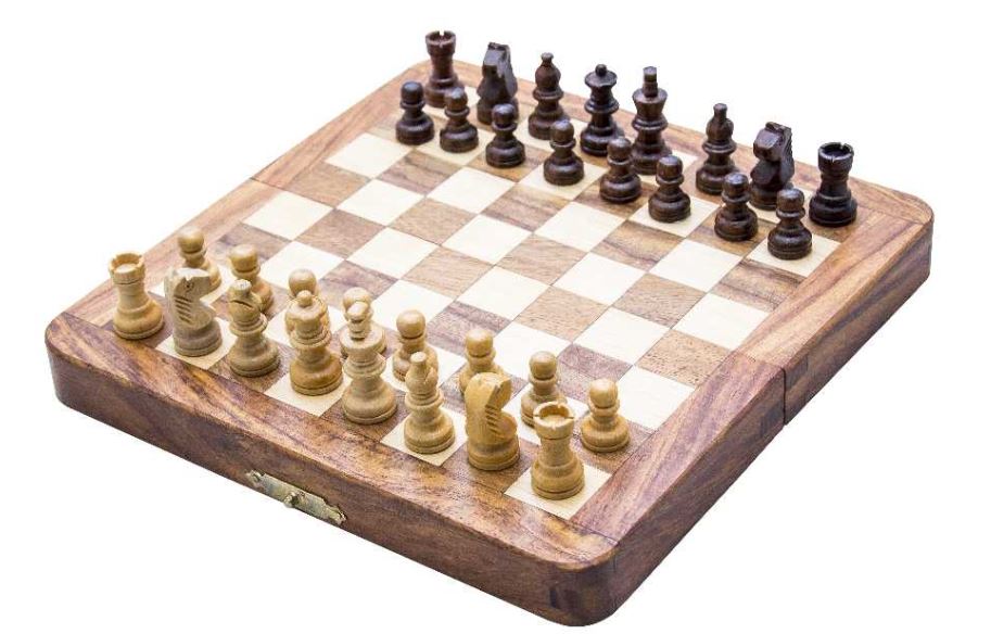 Échecs magnétiques en bois - jeu de stratégie - G201Z