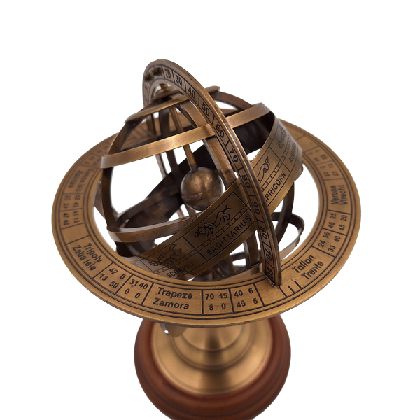 Astrolabe en laiton – Hauteur 21cm - AMG140