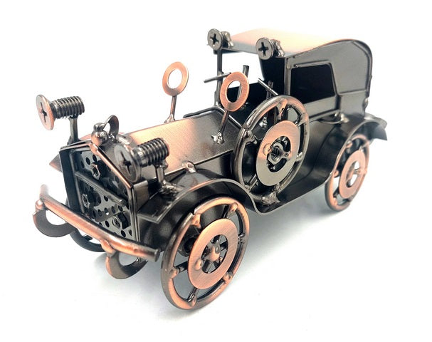 Modèle métallique d’automobile rétro, décoration de voiture vintage - Q87