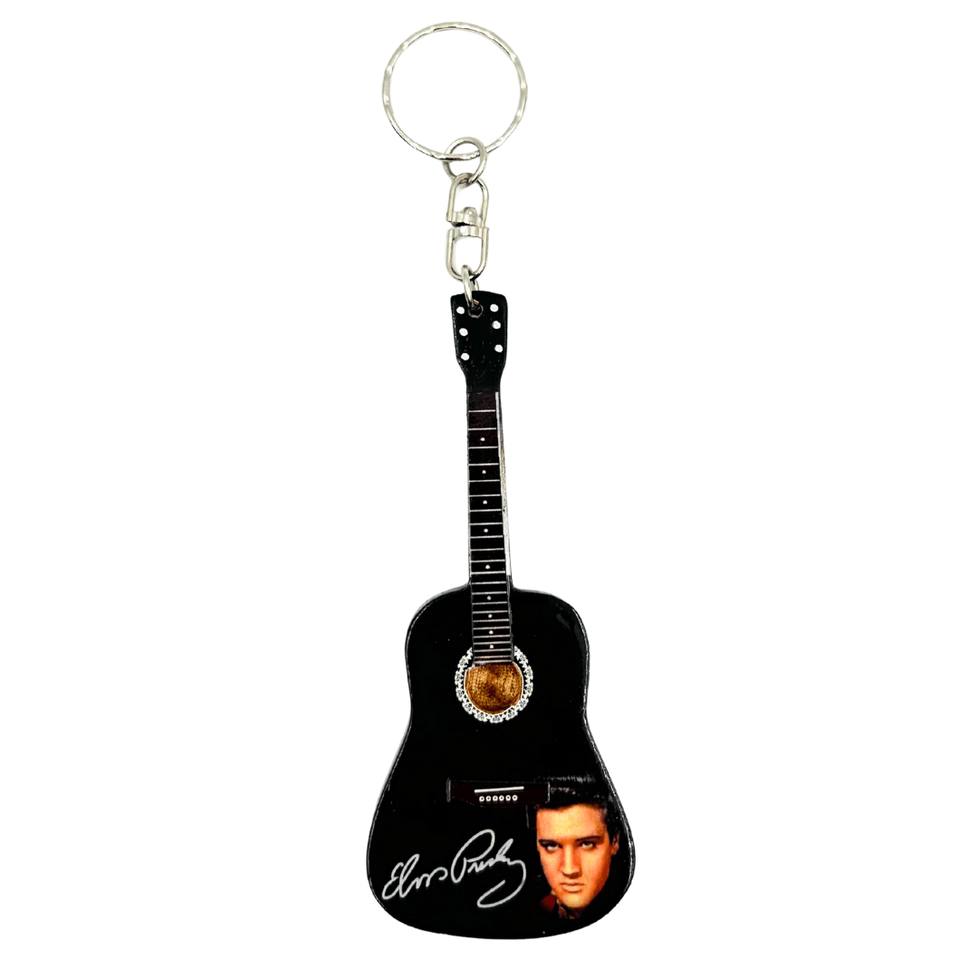 Porte-clés guitare dans le style Elvis Presley Tribute - EGK-1389