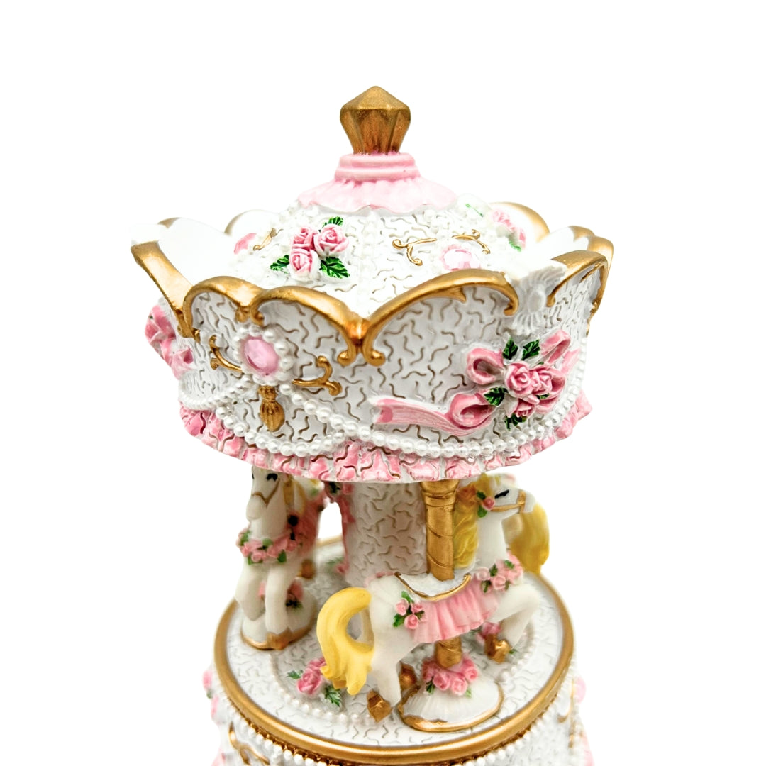 Boîte à musique carrousel pastel - MP-333