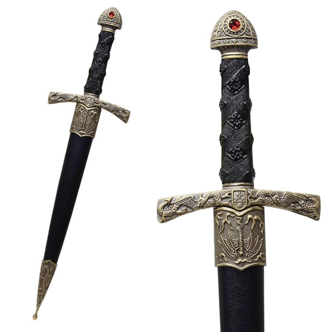 Elegant Decorative Dagger in a Sheath with Personalized Engraving