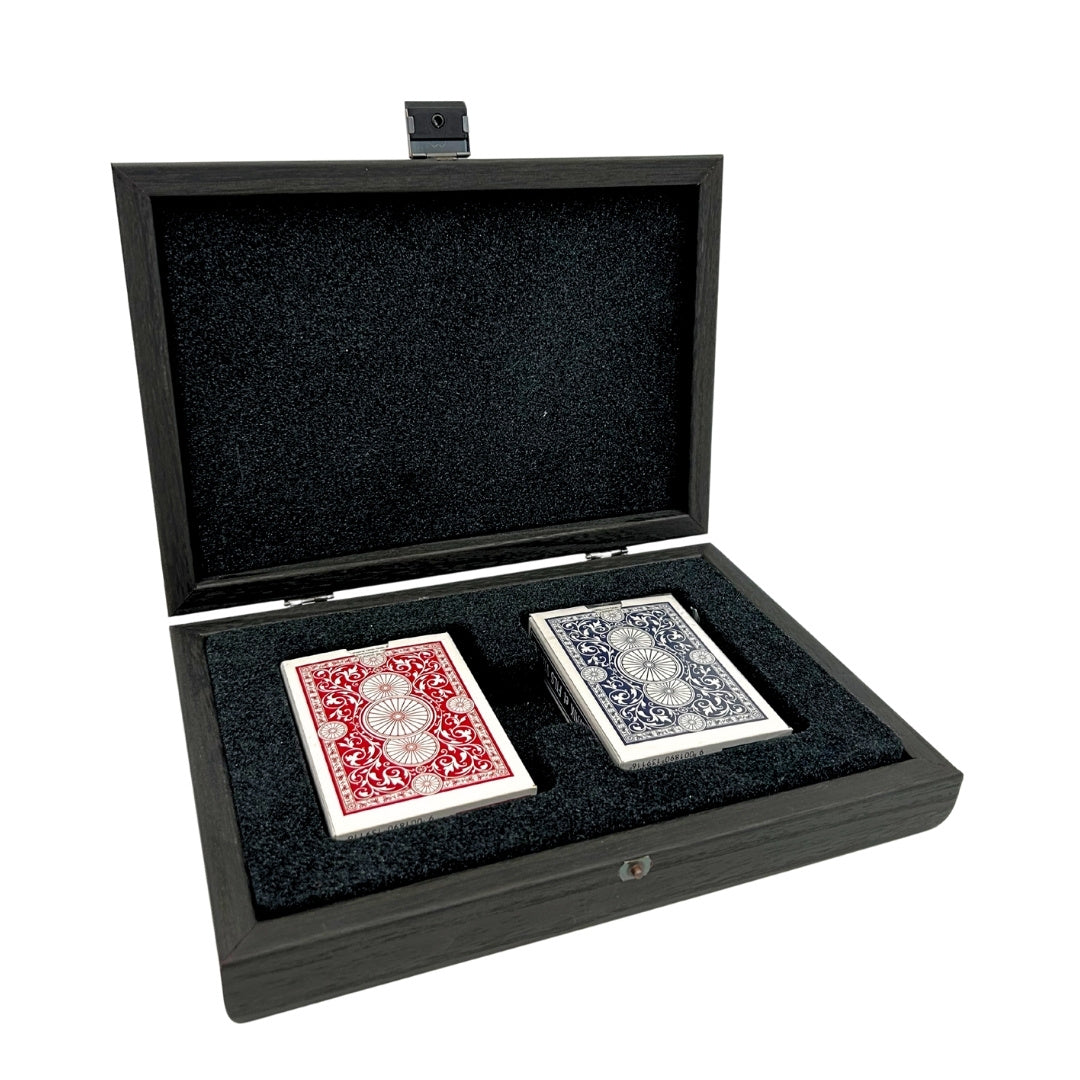 Cartes à jouer de luxe dans une boîte décorative - CDE10