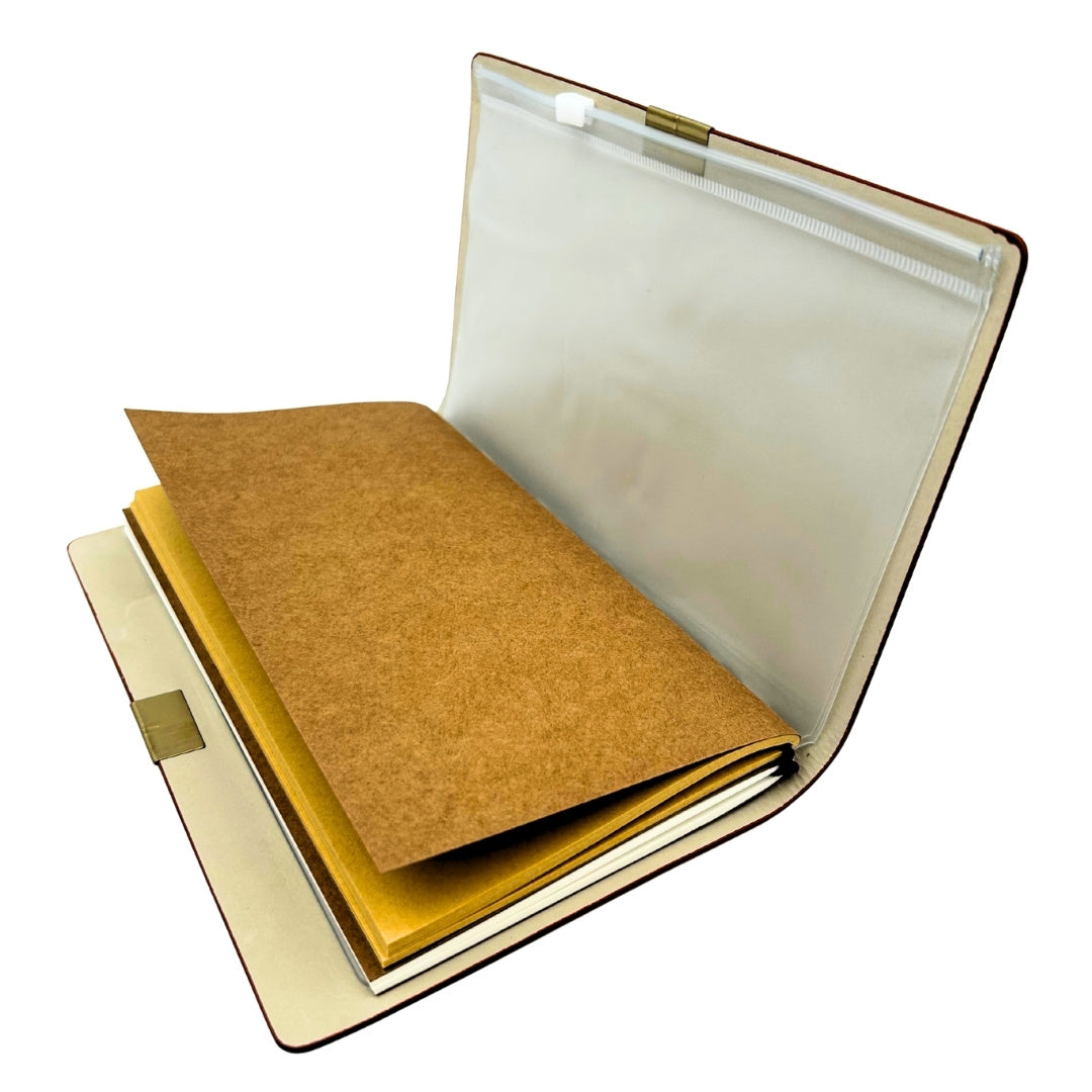 Carnet de voyage en cuir, organiseur, porte-cartes de visite, étui – EE7