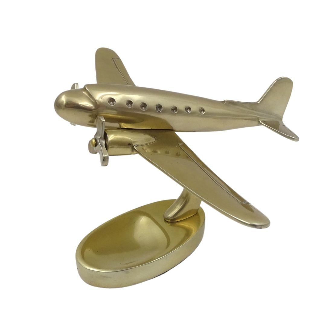 Grand modèle métallique d’avion bimoteur – 90549
