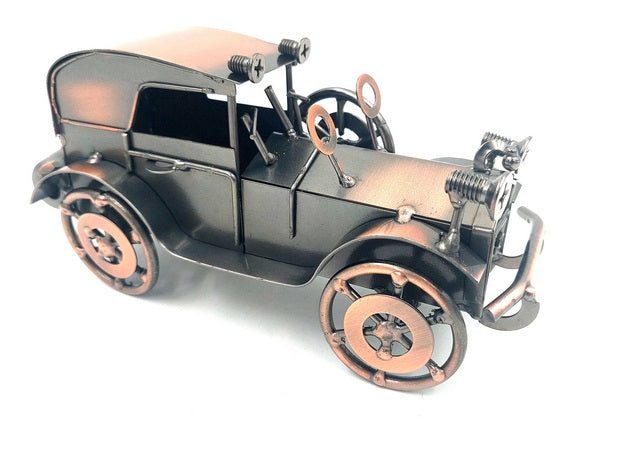 Modèle métallique d’automobile rétro, décoration de voiture vintage - Q87