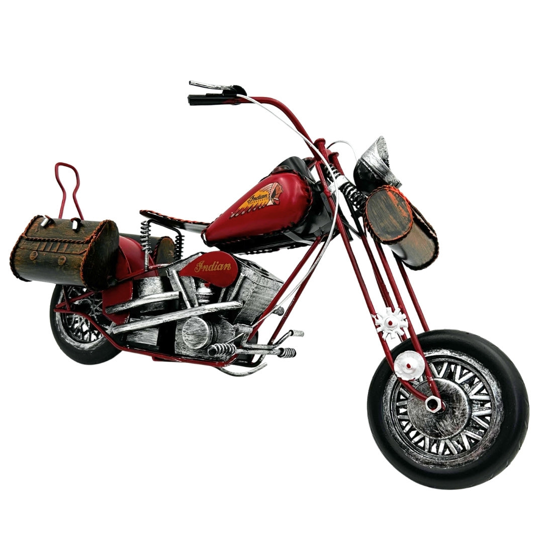 Grand modèle en métal de moto classique - 040SMT
