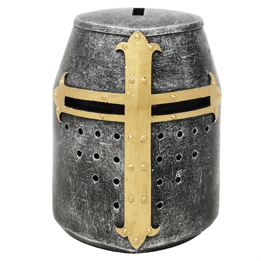 Tirelire casque de chevalier croisé – Idéale comme cadeau – MC-23092