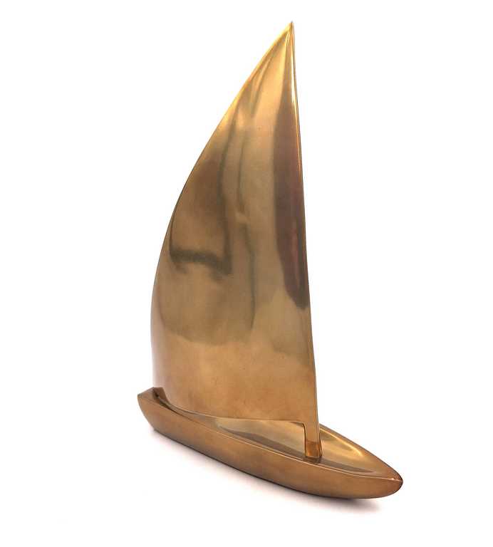 Grand voilier - aluminium - 47x38 cm - N-3044