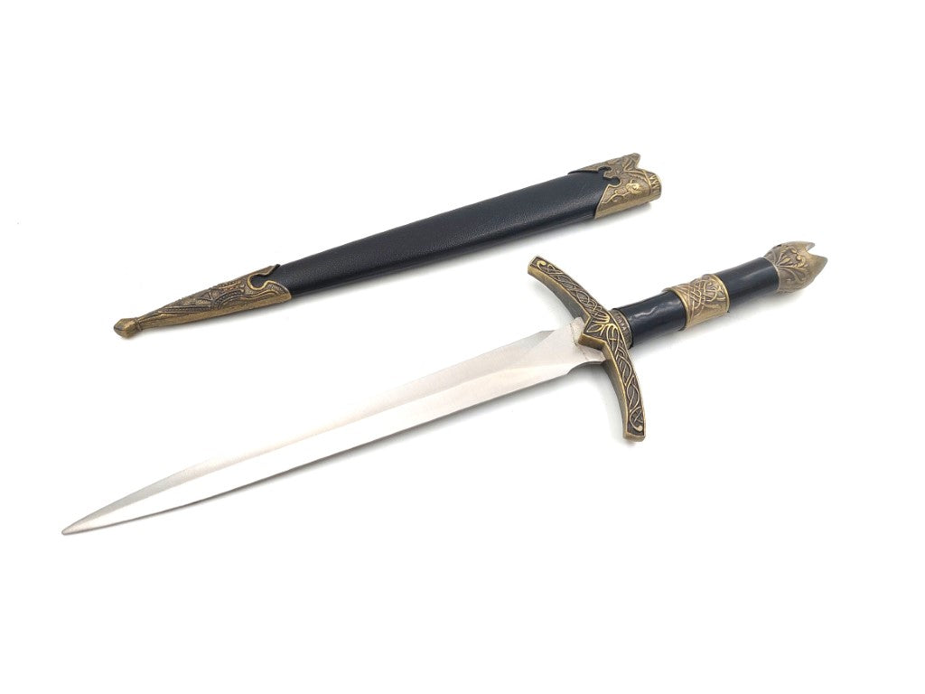 Dague de chevalier décorative en acier - Réplique - SW-178