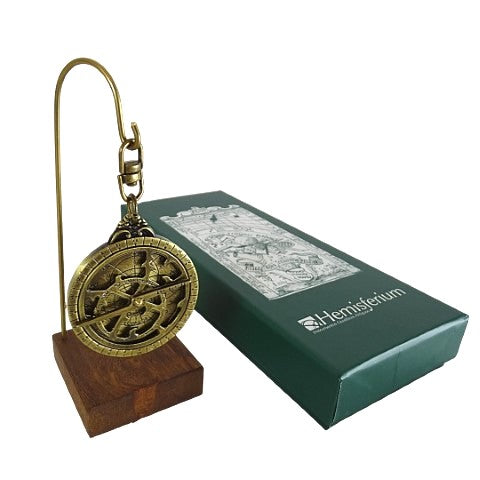 Astrolabe - miniature H81 sur socle en bois