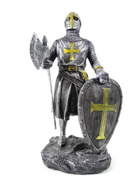 Chevalier - croisé - Figurine décorative - Hauteur 18cm - MC-23079