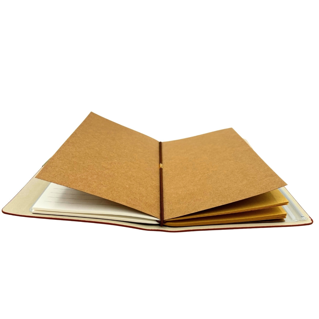 Carnet de voyage en cuir, organiseur, porte-cartes de visite, étui – EE7