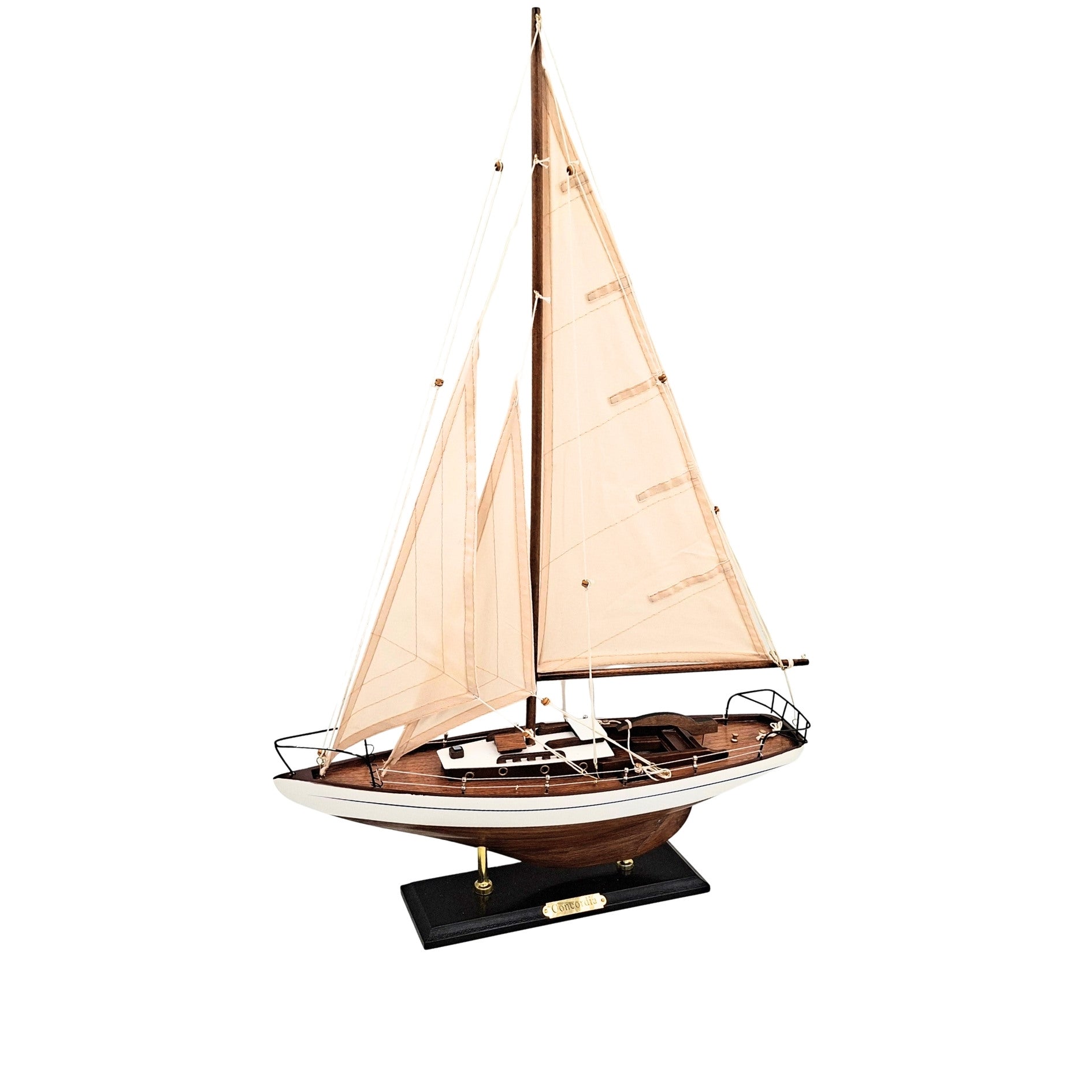 Maquette de yacht à voile - décoration marine 66 cm – 50445