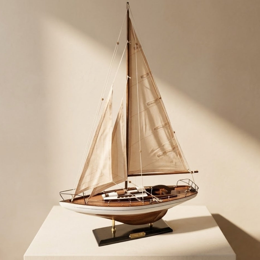 Maquette de yacht à voile - décoration marine 66 cm – 50445