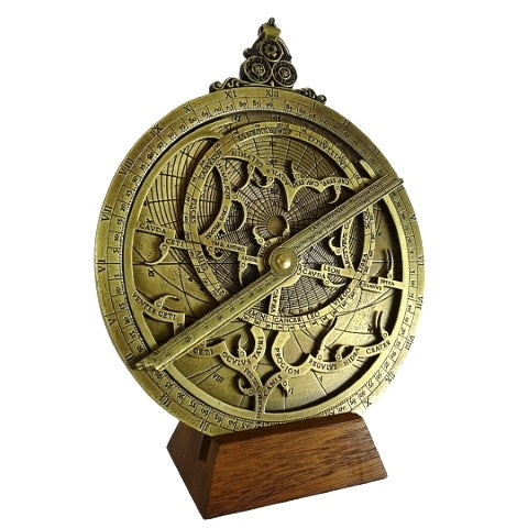 Grand astrolabe en laiton Hartmann - réplique - H37