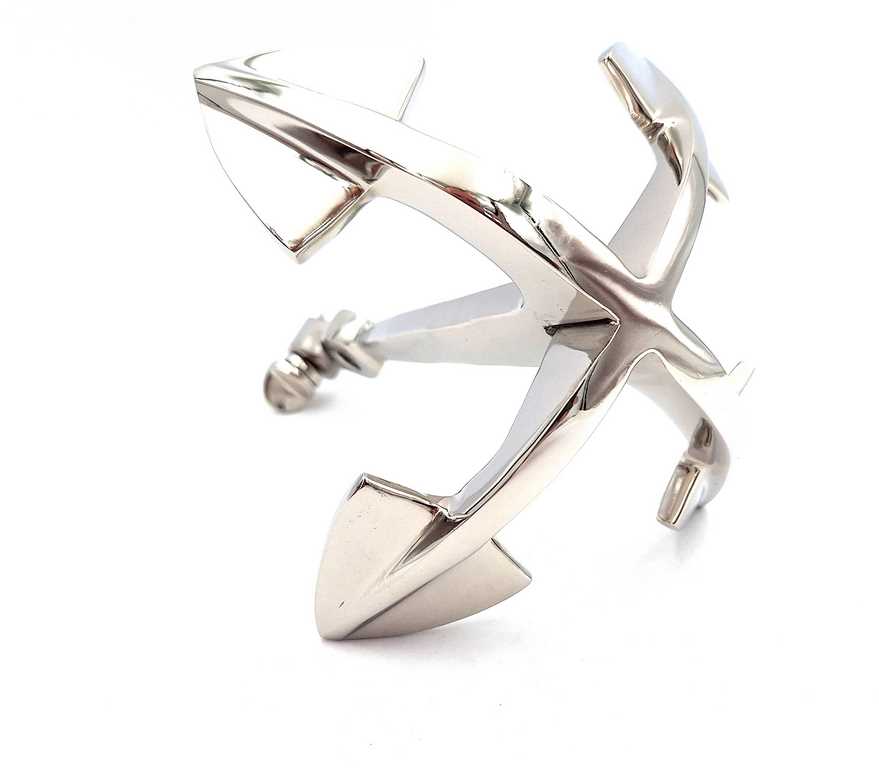 Ancre en métal - Décoration marine - 20 cm - N-2988