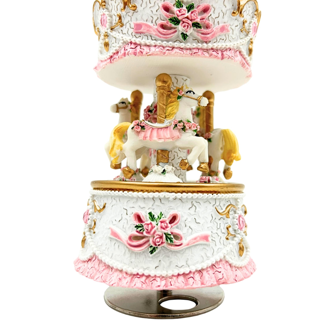 Boîte à musique carrousel pastel - MP-333