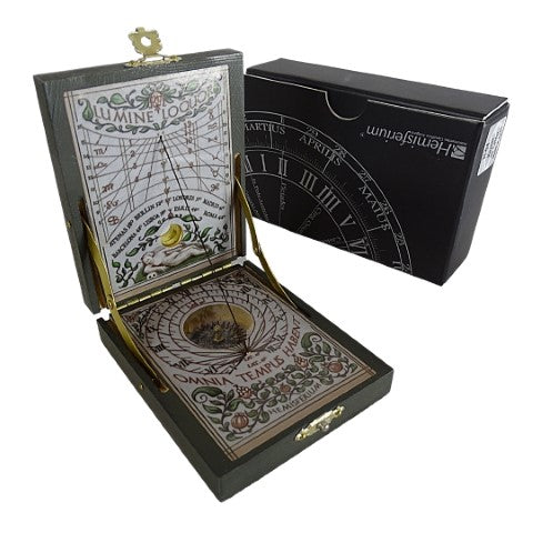 Cadran solaire avec boussole Kepler diptyque - réplique – H04