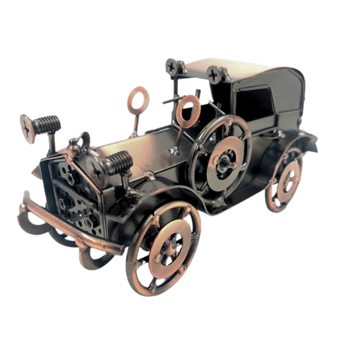 Modèle métallique d’automobile rétro, décoration de voiture vintage - Q87