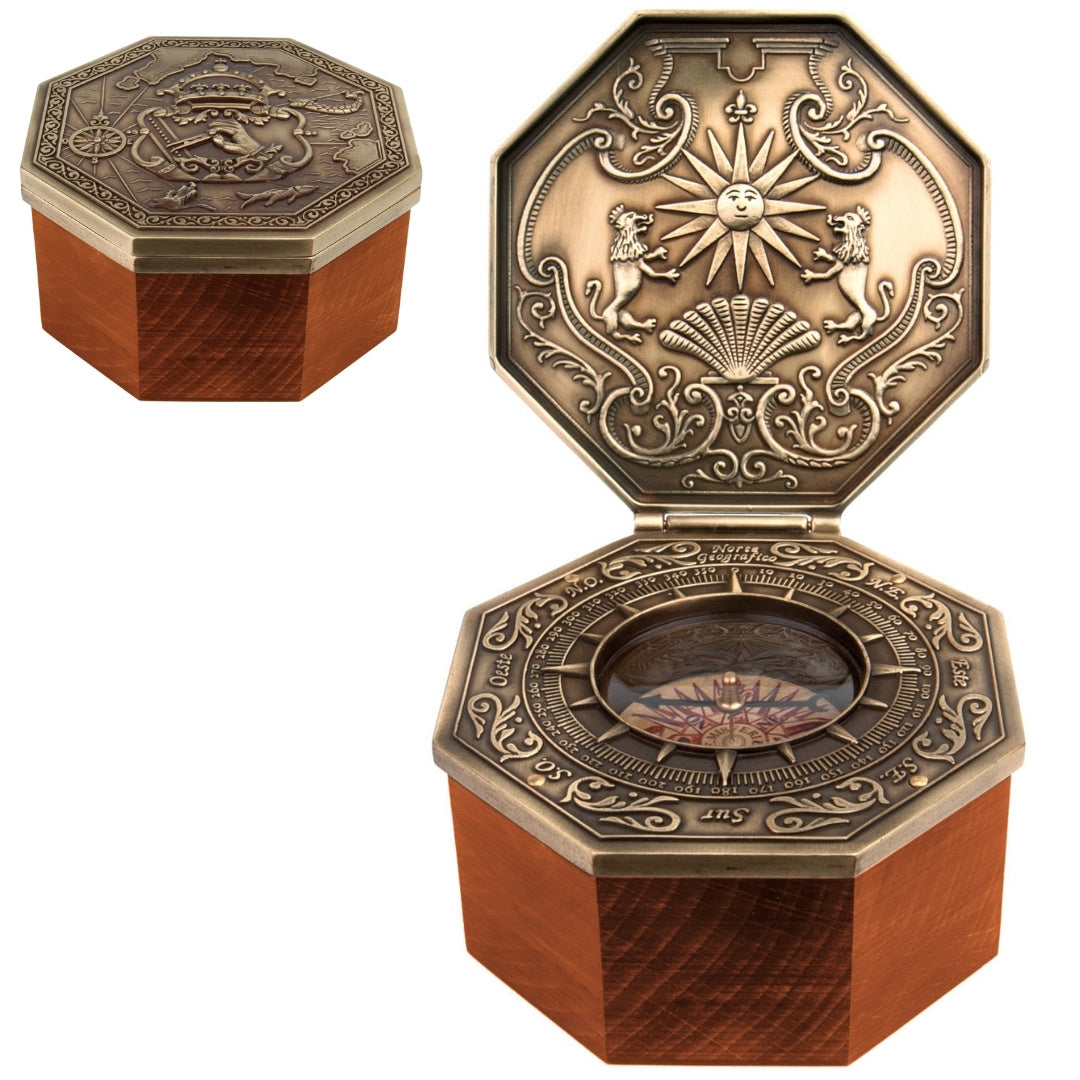 Compas magnétique Cardan exclusif - réplique - cadeau marin – H44