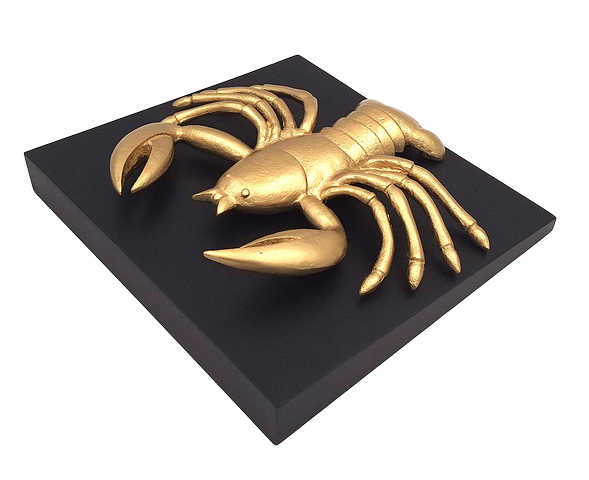 Cancer - figurine décorative dorée – CAN2