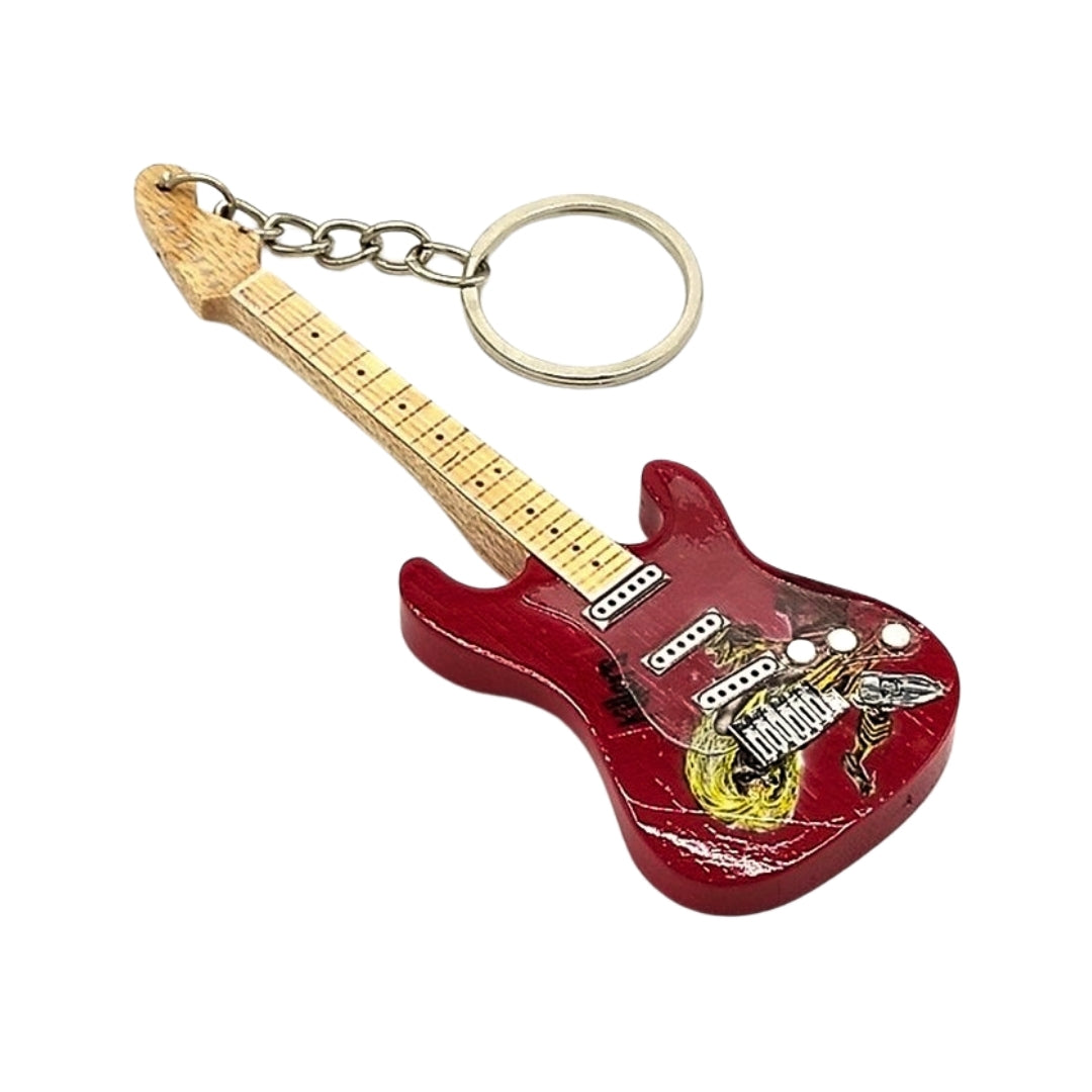 Porte-clés guitare dans le style d’Iron Maiden – Eddie – Tribute EGK-0900