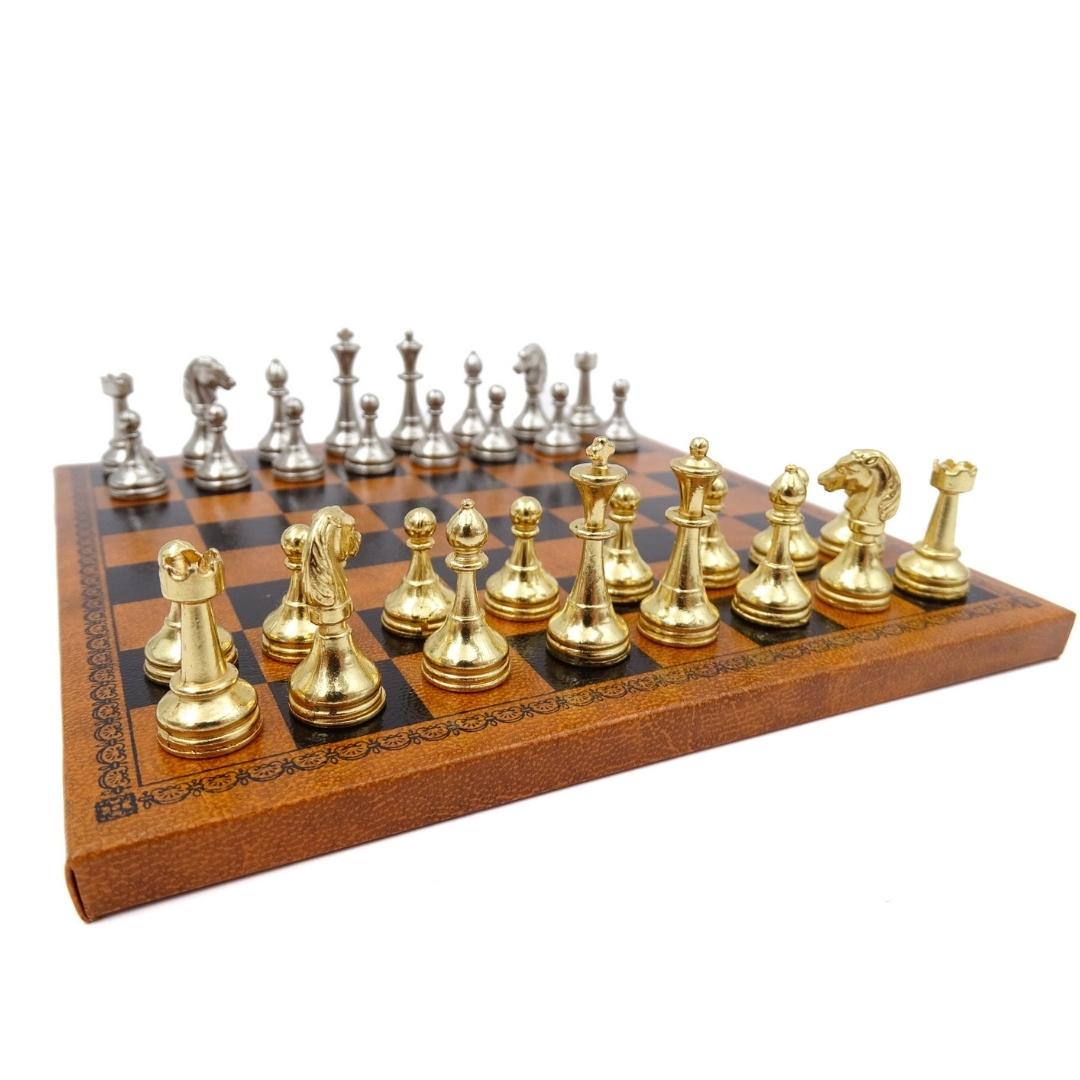 Échecs magnétiques exclusifs en métal Italfama 18x18 cm – N300
