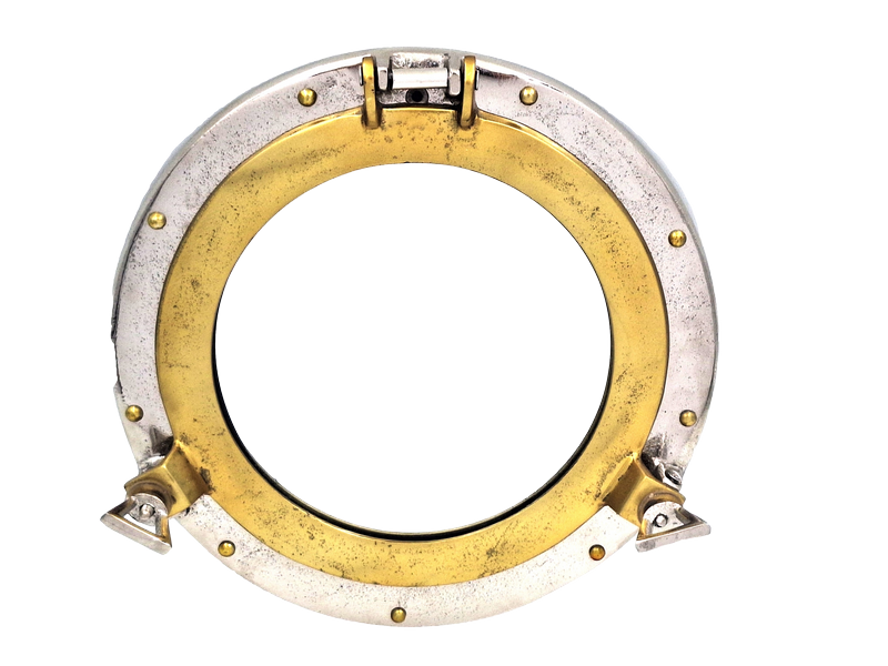 Hublot - Miroir - Diamètre 28cm - N-0268C