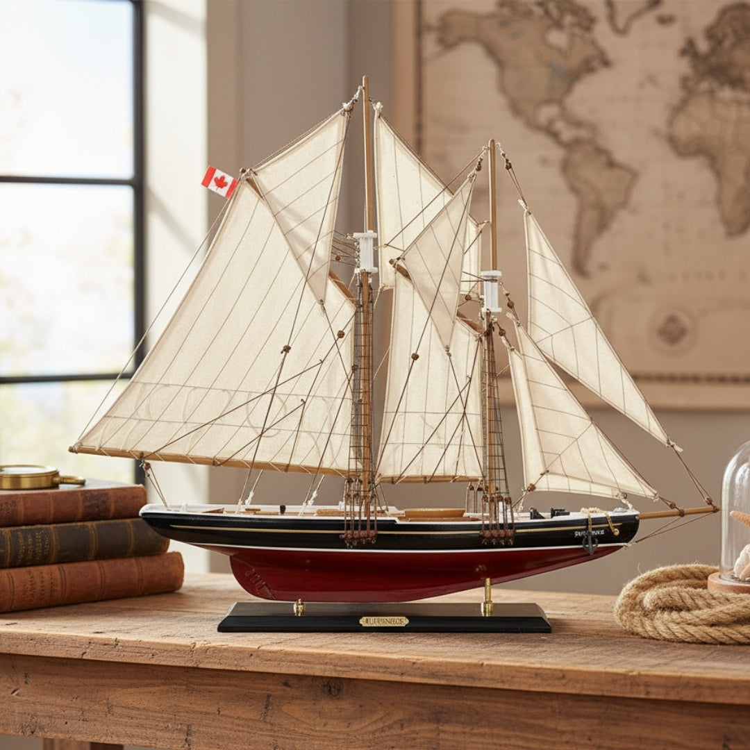 Modèle de voilier Bluenose 80cm - BL80