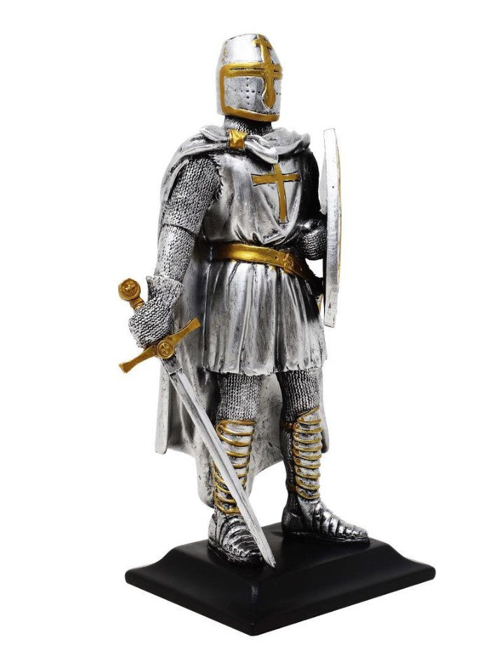 Chevalier - croisé - grande figurine en polyrésine - MC-36049