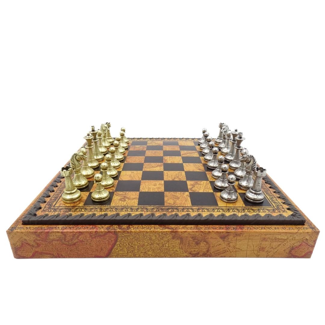 Échecs exclusifs en métal Italfama 28x28 cm – N035