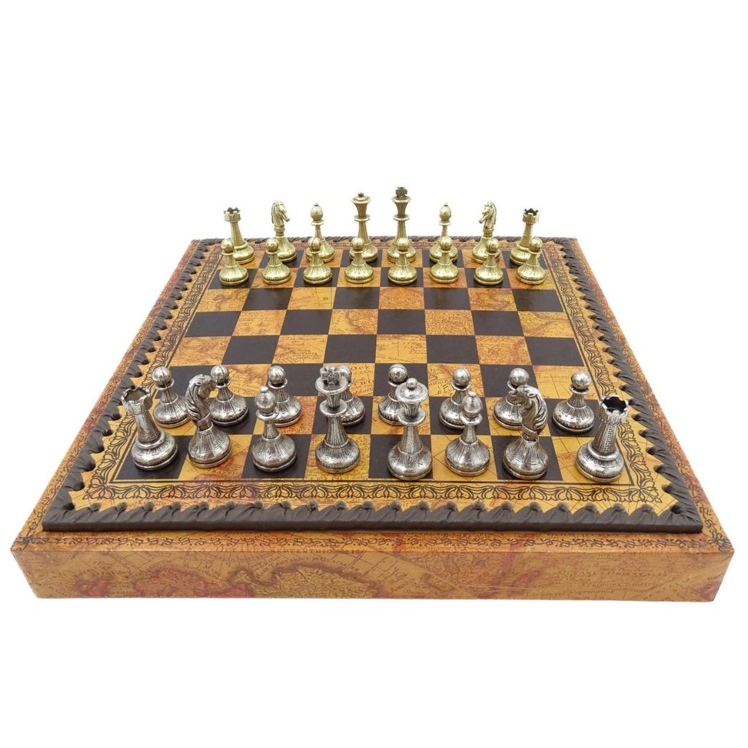 Échecs exclusifs en métal Italfama 28x28 cm – N035