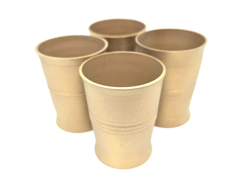 Ensemble de 4 verres - laiton, mat – SEK