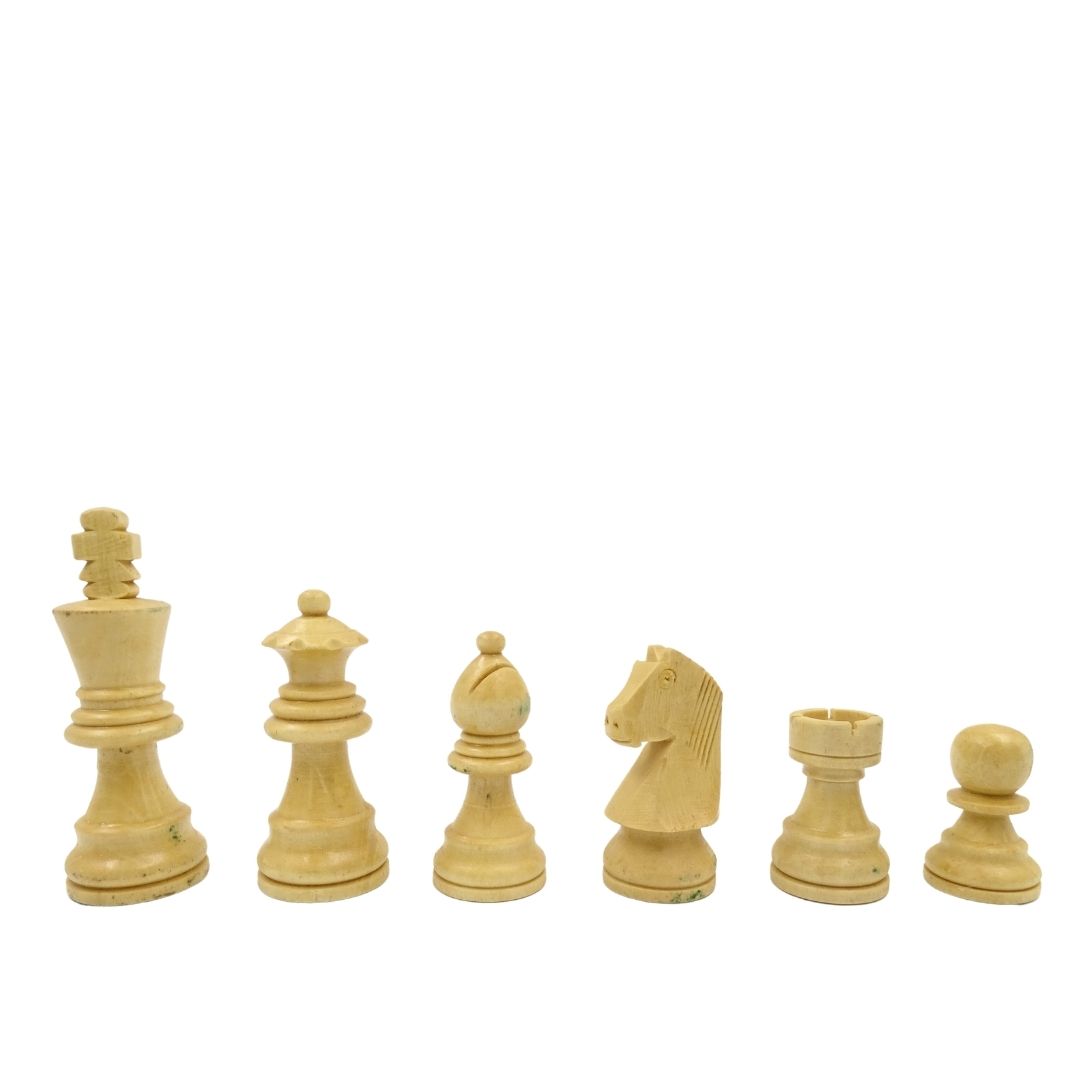 Échecs en bois 40×40 cm– léger défaut – échiquier pliant - G114