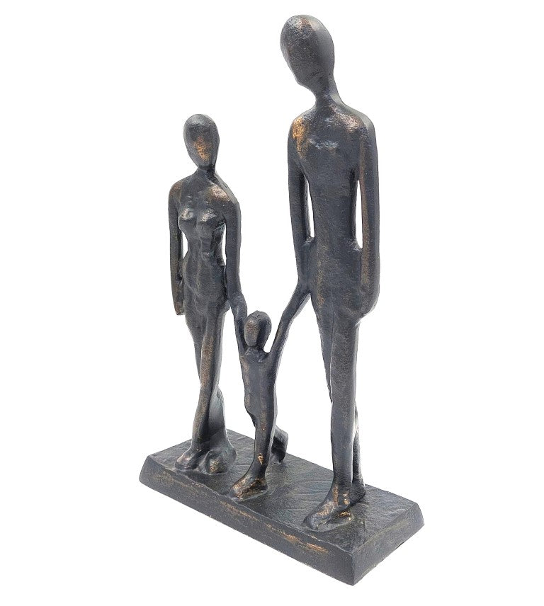 Famille avec enfant, figurine décorative DI-FIG-022