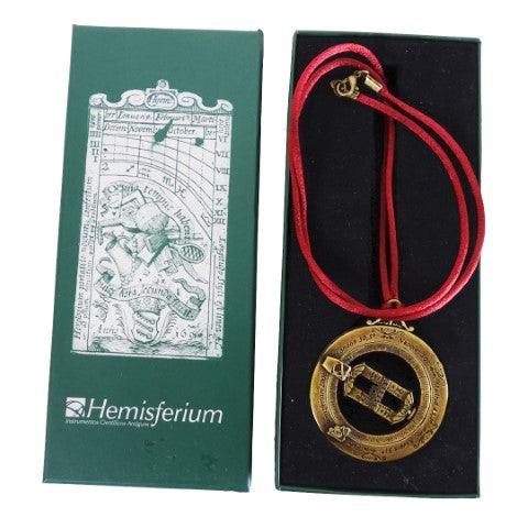 Cadran solaire miniature - anneaux astronomiques - H90