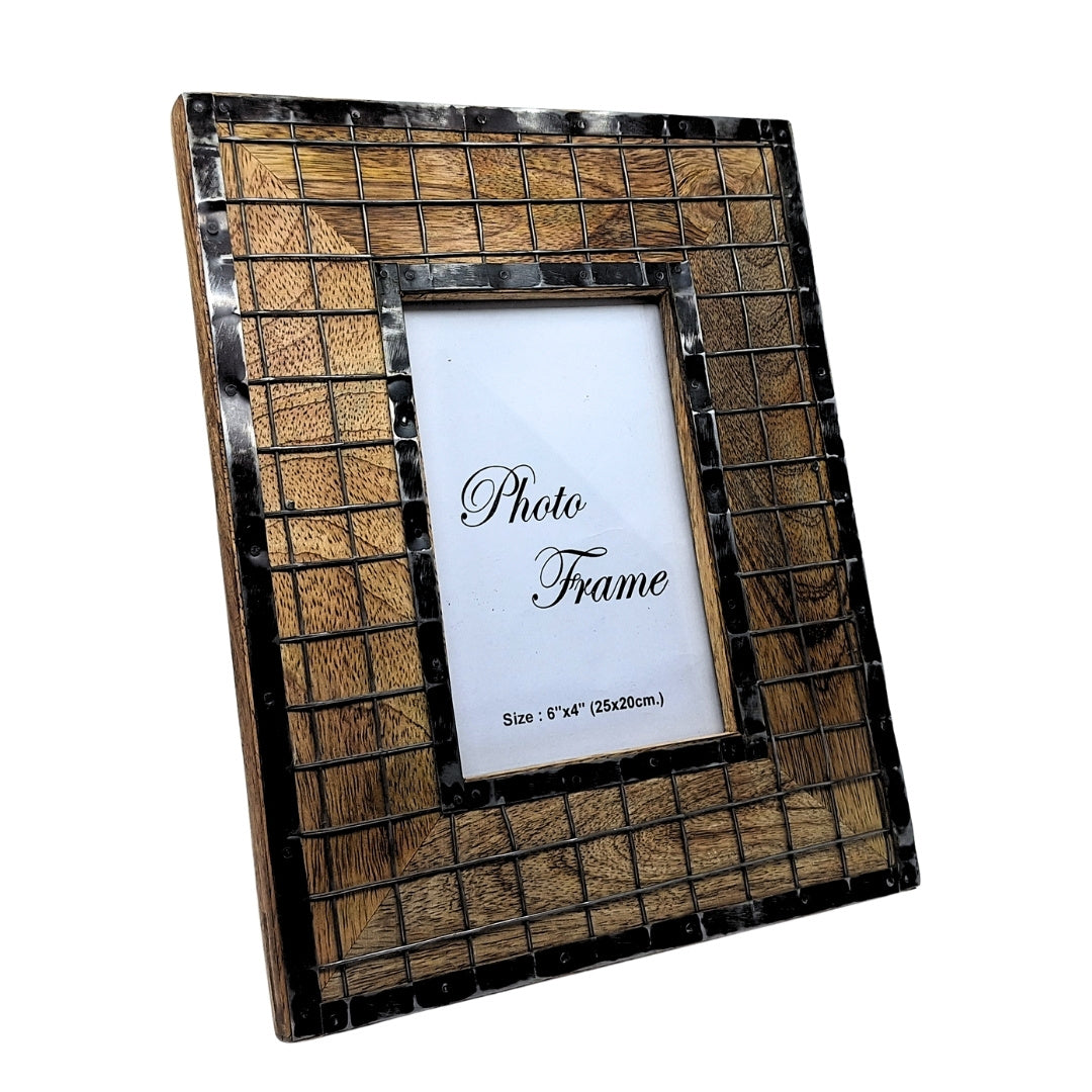 Cadre photo en bois - A-1638 - format photo : 10 x 15 cm
