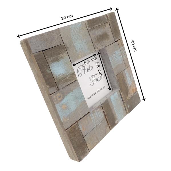 Cadre photo en bois 30350 mix - format photo 10x10cm