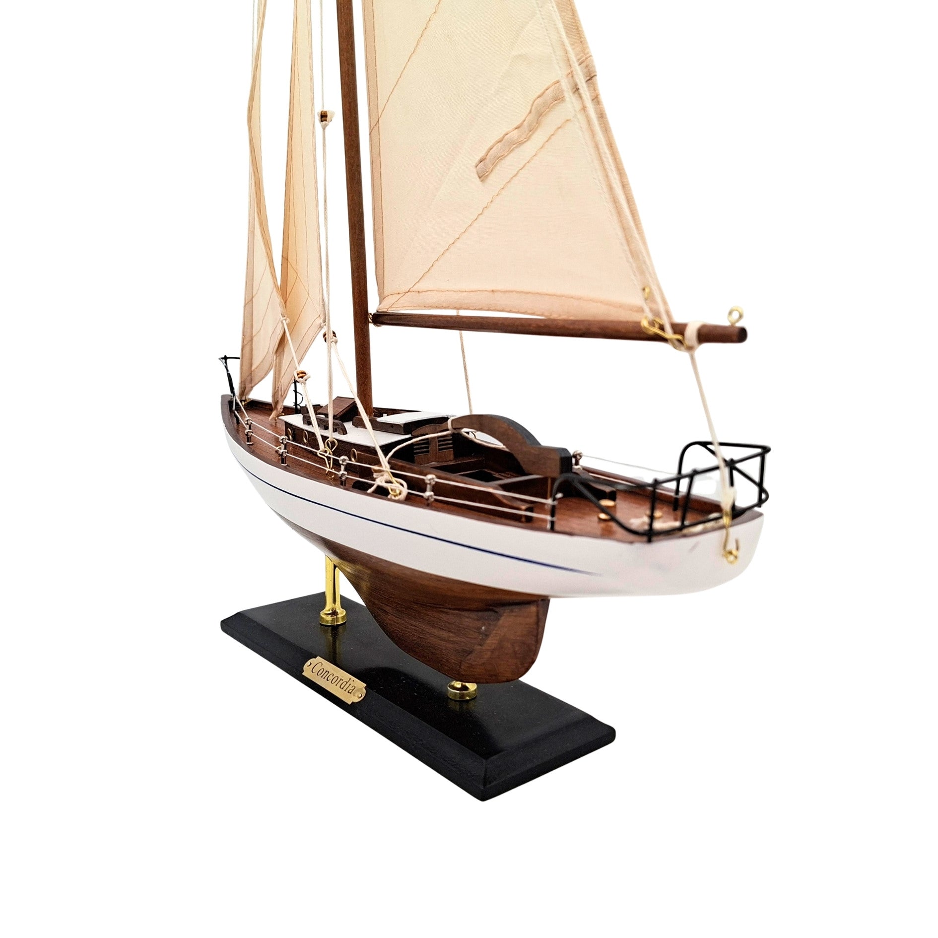 Maquette de yacht à voile - décoration marine 66 cm – 50445