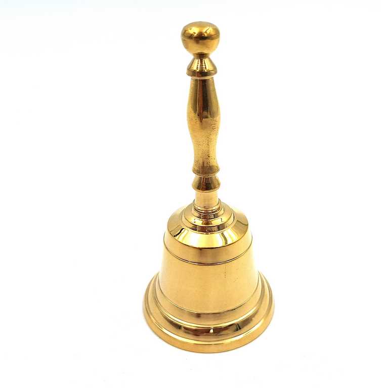 Petite cloche Clochette à main en laiton 11,5cm - NI7674