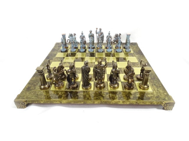 Échecs en laiton Archers grand format 44x44cm - cadeau de luxe - S10BBRO