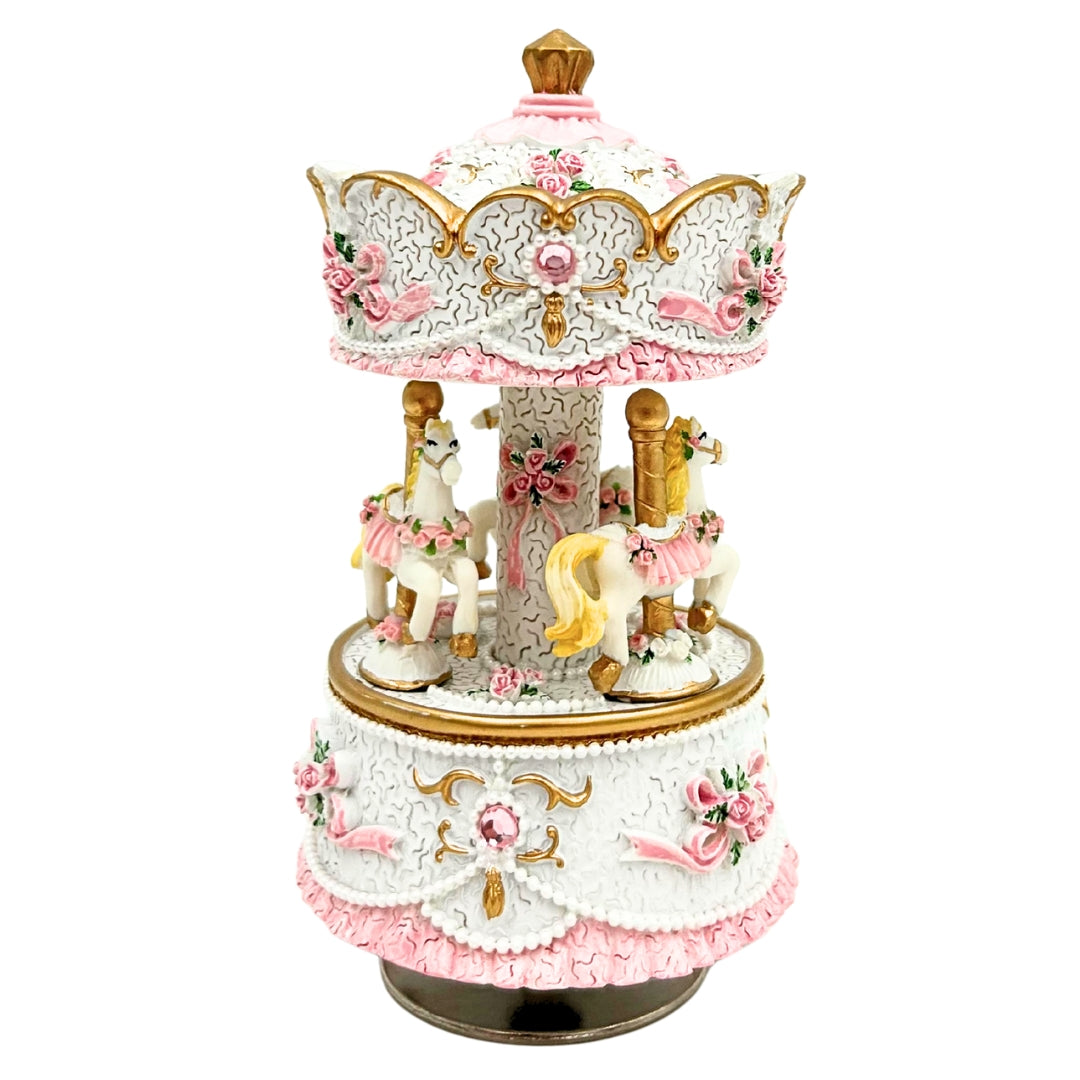 Boîte à musique carrousel pastel - MP-333