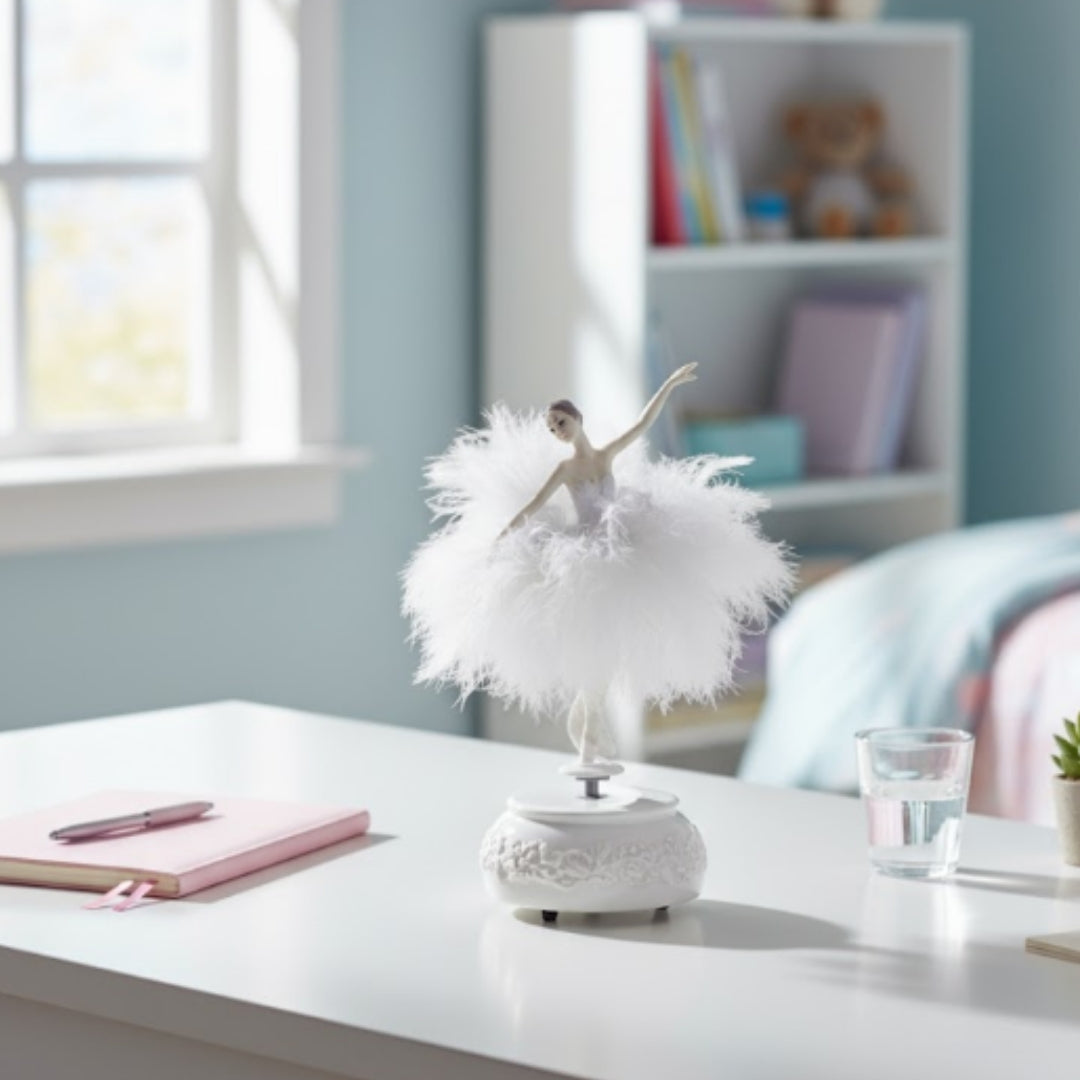 Boîte à musique Ballerine Reine des neiges mobile 23,5 cm – MP-19009