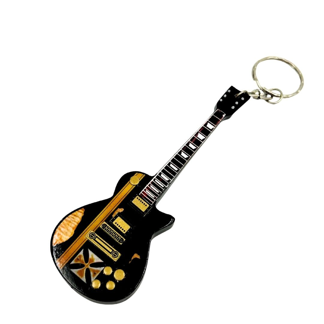 Porte-clés guitare dans le style de Metallica - James Hetfield - Iron Cross - EGK-0191