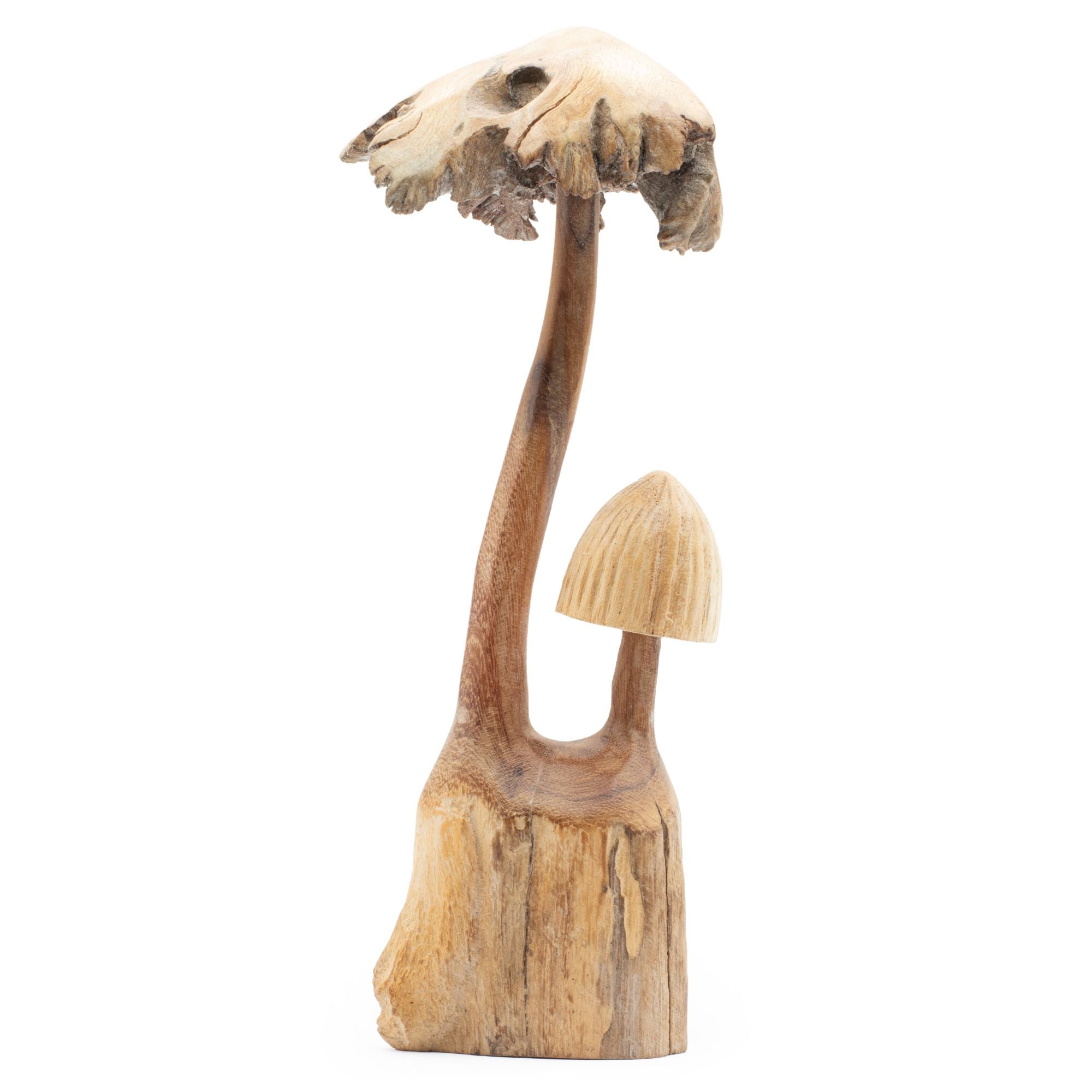 Sculpture artisanale en bois parasite