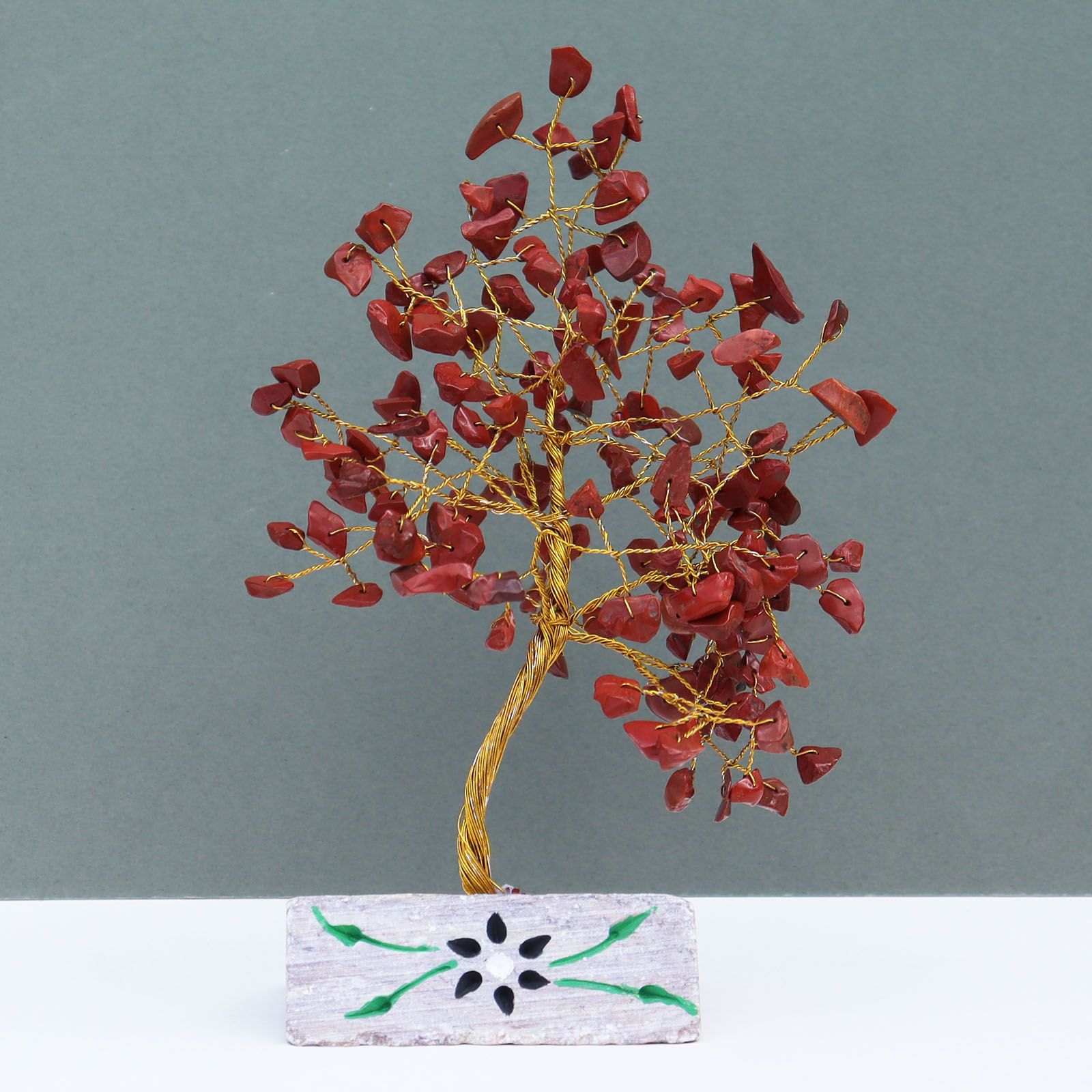 Arbre en Jaspe Rouge