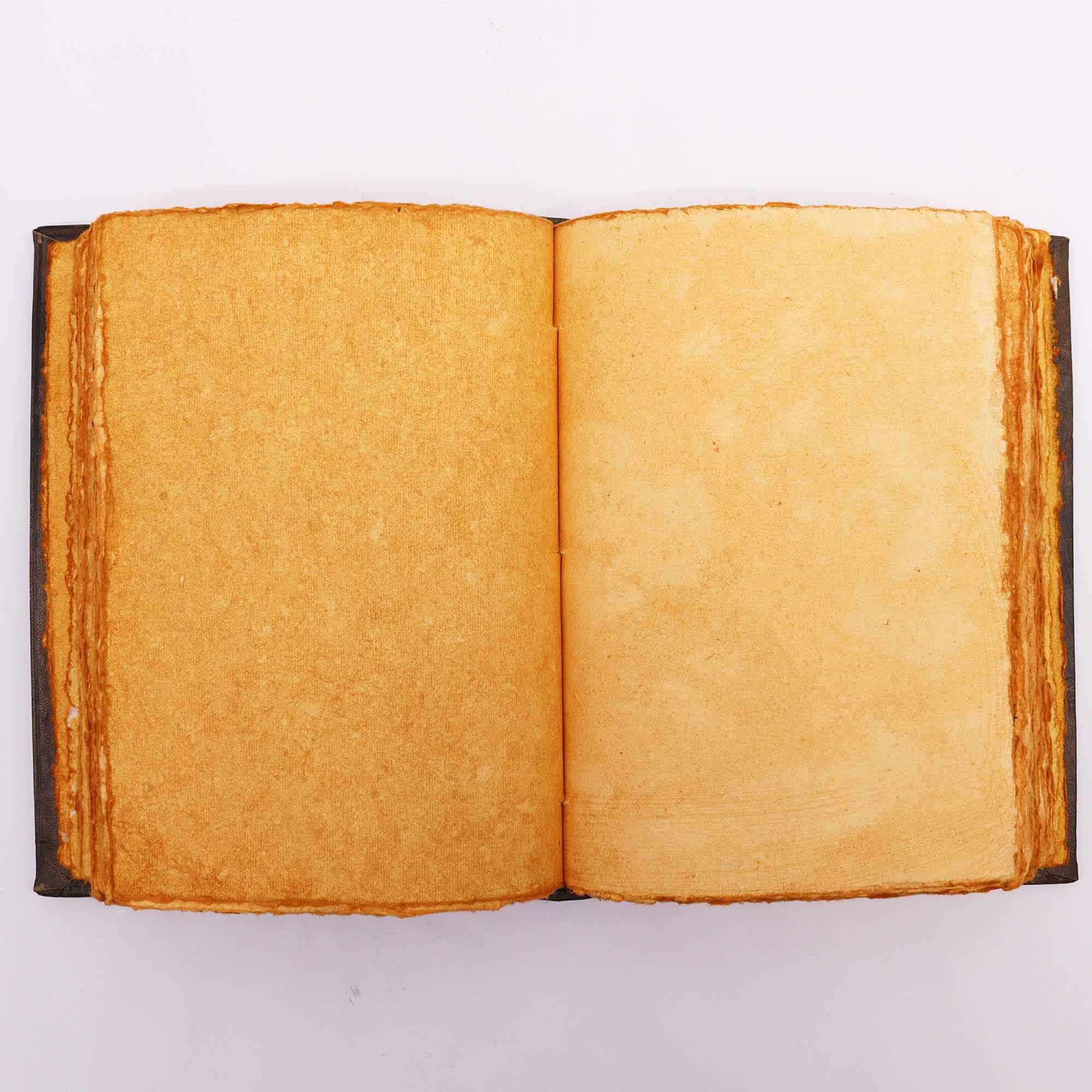 Carnet Hefty Brown Tan avec lune en trois phases
