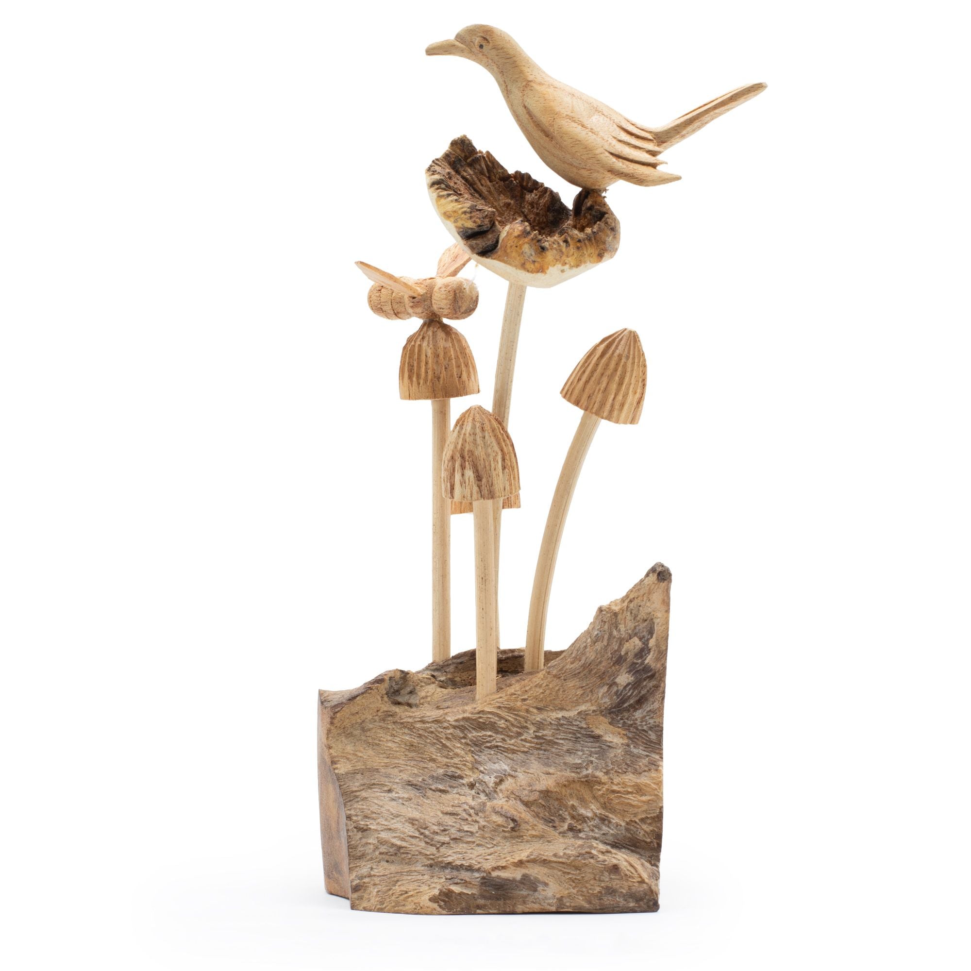 Sculptuur van parasiet hout